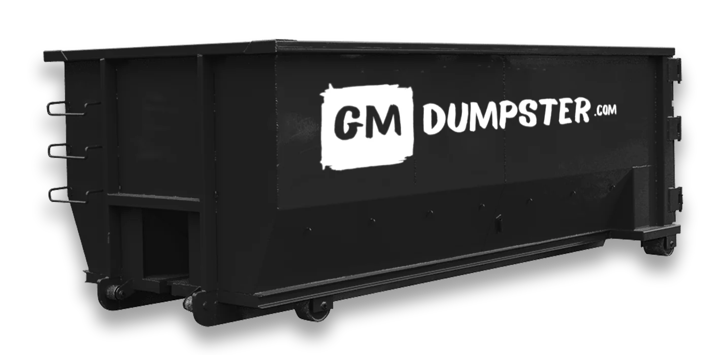 GM branded roll-off dumpster, representative image