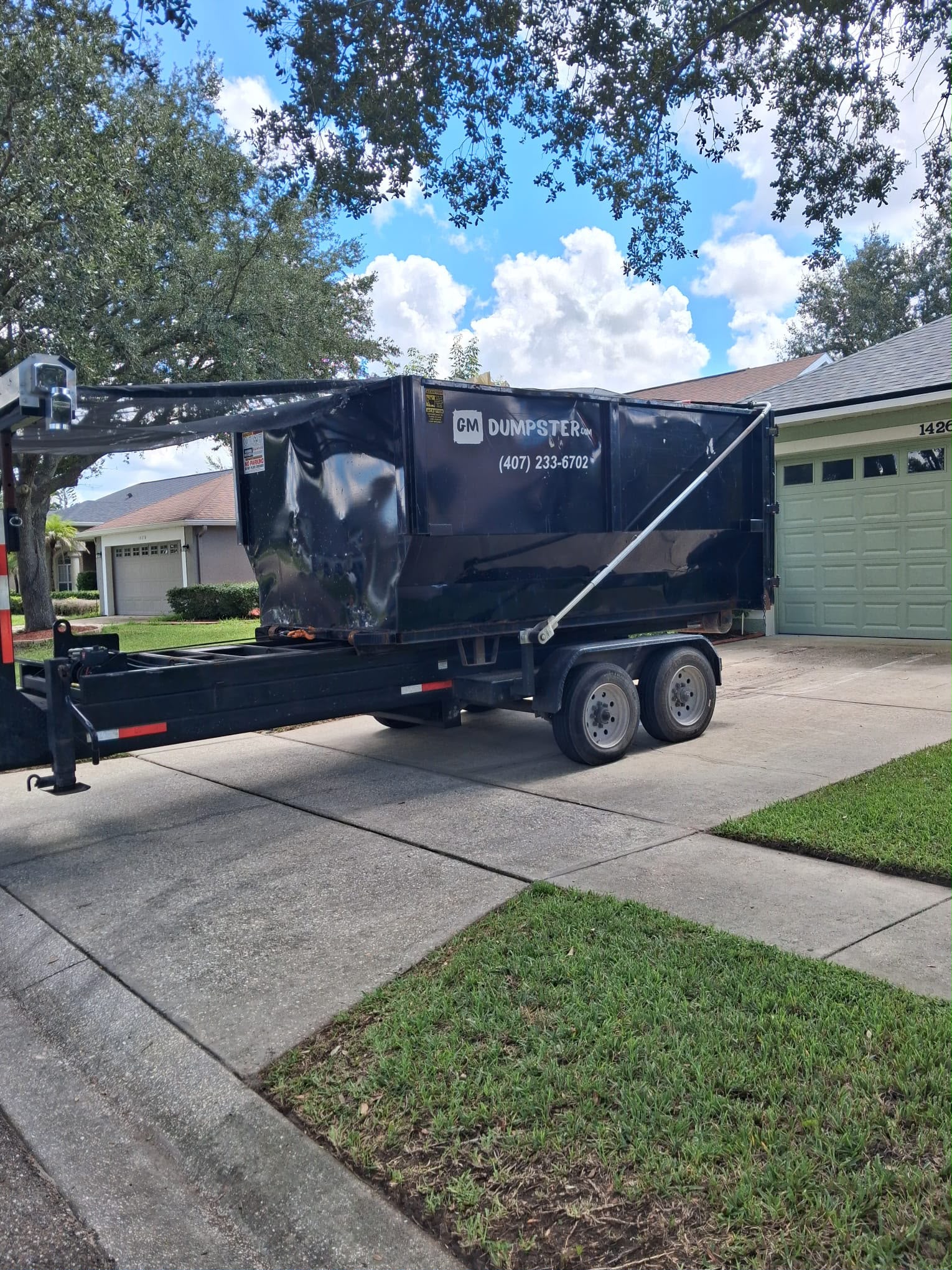 GM Dumpster 16 yard dumpster